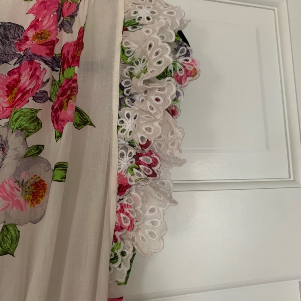 Karina Grimaldi Floral Cotton Dress - Picture 4 of 6
